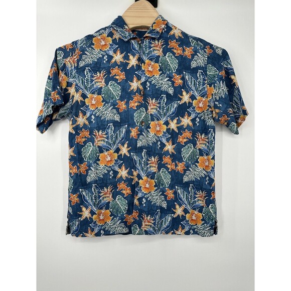 Tommy Bahama Other - Tommy Bahama 100% Silk Hawaiian Floral Print Relaxed Shirt Medium